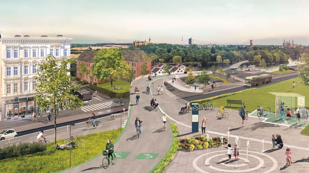 Radschnellwege in der Metropolregion Hamburg. Grafik: Lorenz Siegel/Copenhagenize/MRH Radschnellwege in der Metropolregion Hamburg. Grafik: Lorenz Siegel/Copenhagenize/MRH